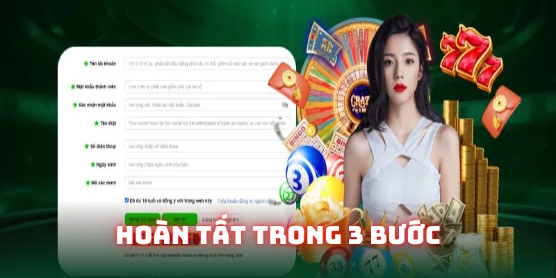 Hoàn tất thao tác chỉ trong 3 bước tối giản